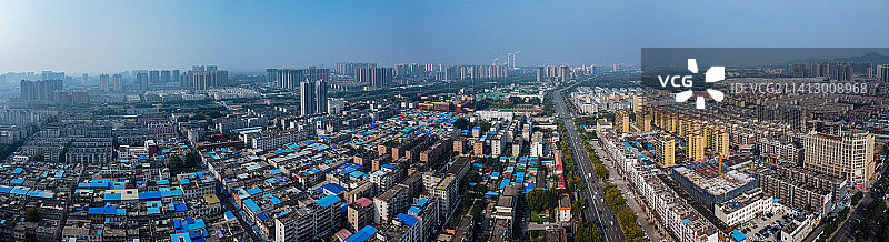 平顶山 地标 航拍 卫东区 建设路 人民商场 万达广场 中心医院图片素材