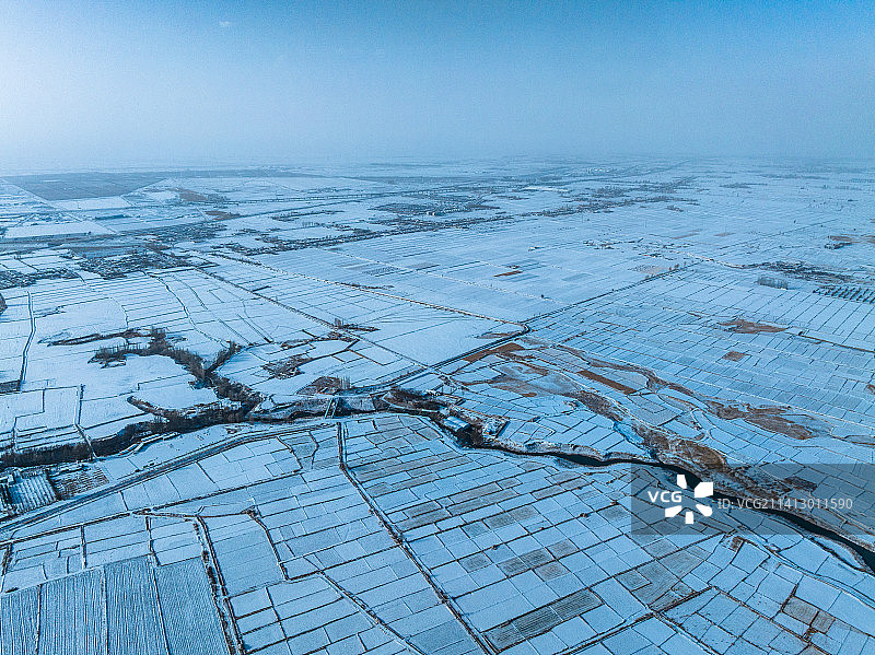 冬季田野图片素材