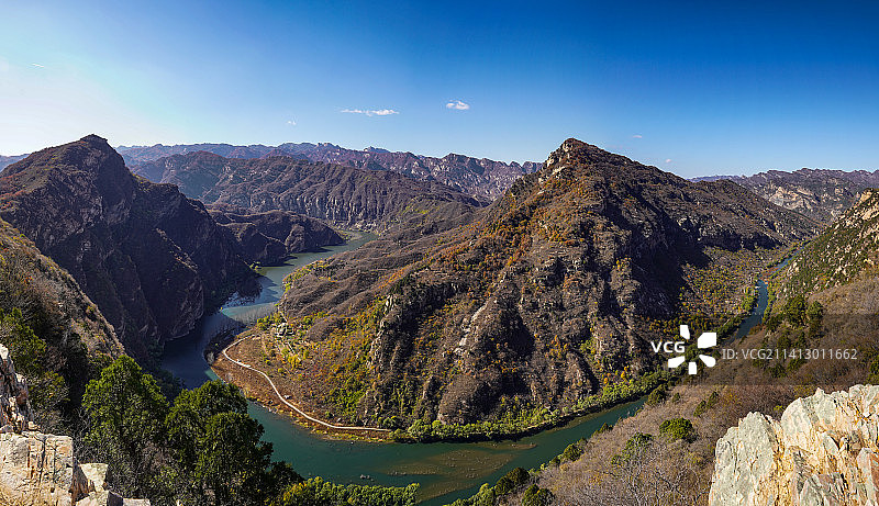 北京鹿皮关长城图片素材