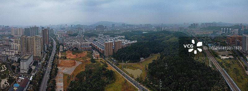 咸宁市 地标 咸安区 咸宁大道 人民广场 十六潭公园 咸宁美术馆图片素材