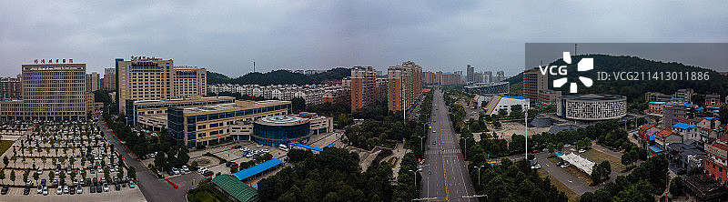 咸宁市 地标 咸安区 咸宁大道 人民广场 十六潭公园 咸宁美术馆图片素材