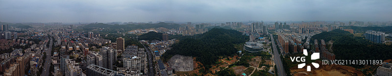 咸宁市 地标 咸安区 咸宁大道 人民广场 十六潭公园 咸宁美术馆图片素材