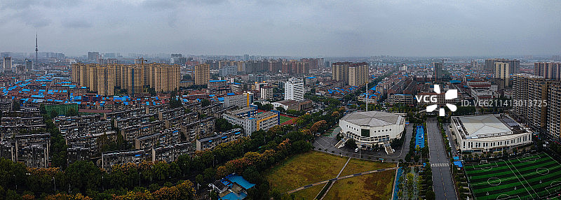 孝感市 孝南区 乾坤大道 孝感市文化中心 复兴大道 崇文广场图片素材