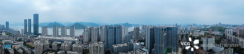 宜昌市 地标 航拍 伍家岗区 夷陵大道 万达广场 中心人民医院 江海路图片素材