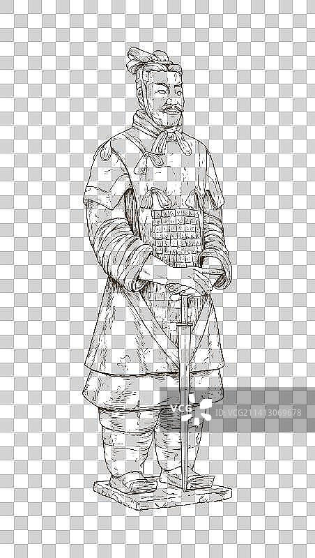 将军俑图片素材