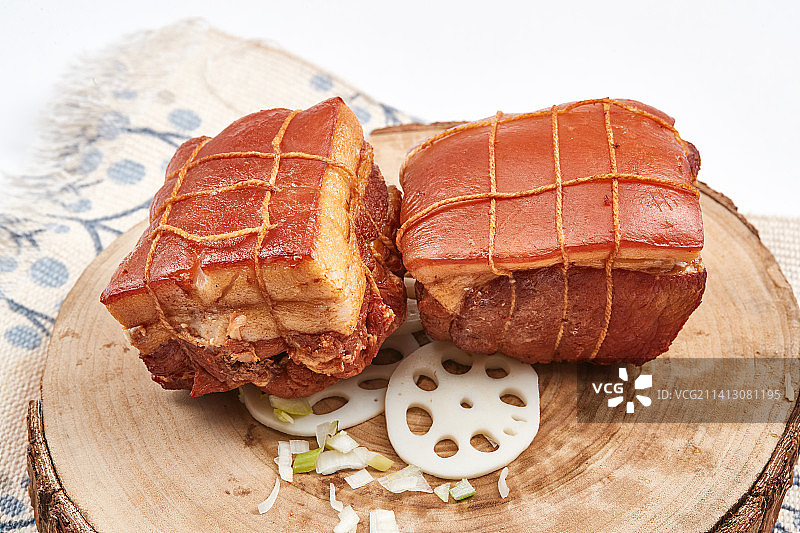 柴沟堡熏肉（烟熏五花肉）图片素材