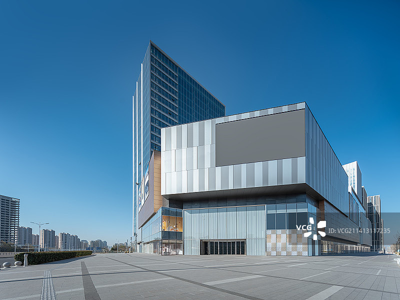 摩天大楼，广场，新建筑图片素材