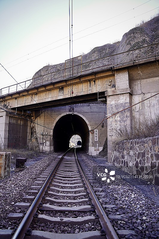 北京珍珠湖铁路隧道图片素材