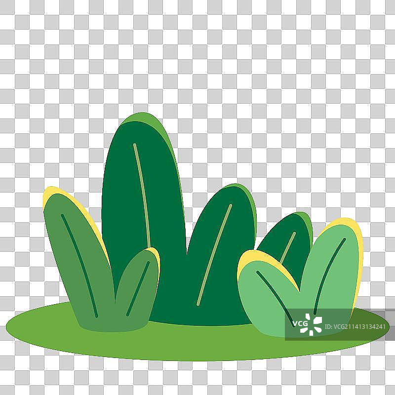 矢量卡通树插画图片素材