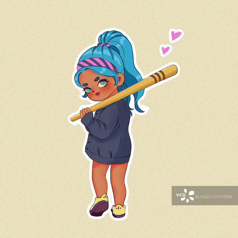 运动女孩图片素材