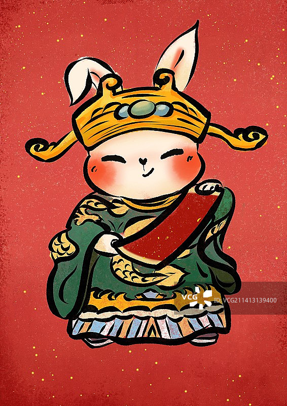 兔年财神图片素材