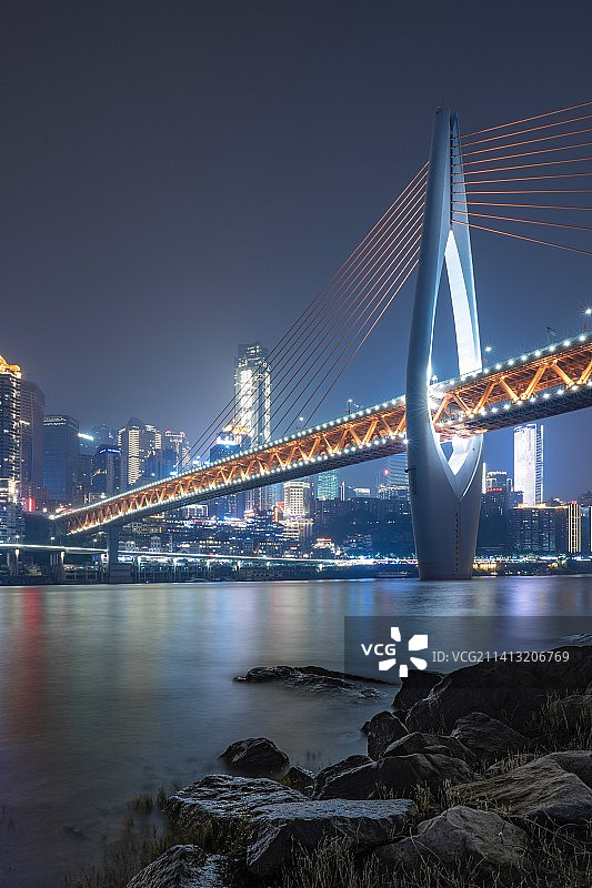 重庆城市风光东水门长江大桥图片素材