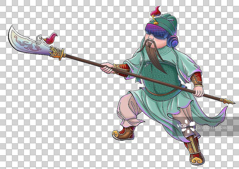 电竞关公图片素材