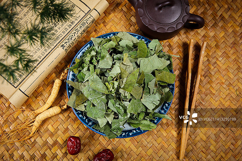 中药材淫羊藿图片素材