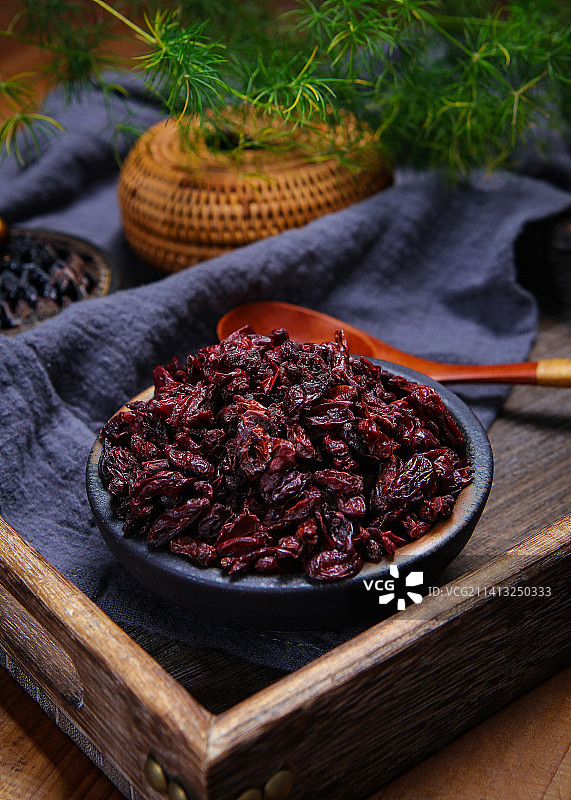 中药材山茱萸图片素材