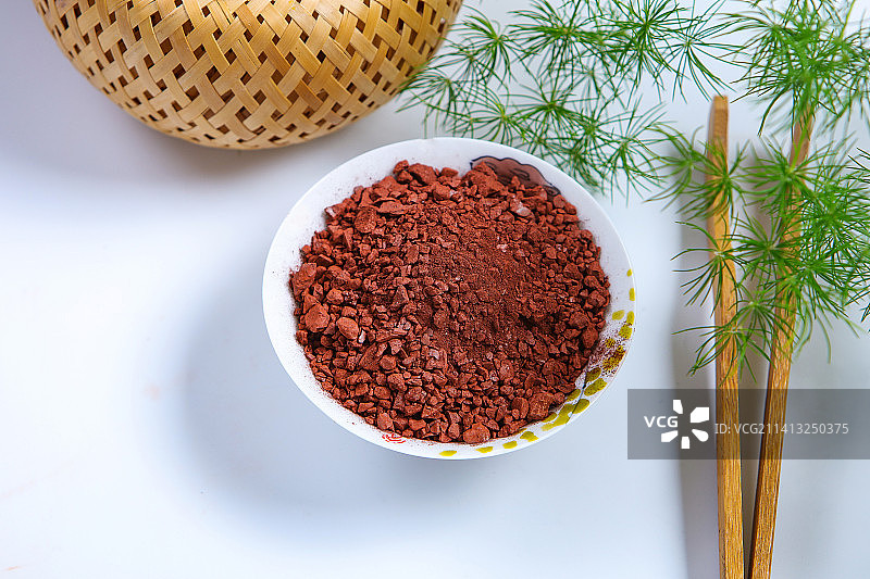 中药材赭石图片素材