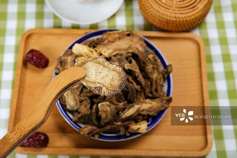 中药材独活图片素材