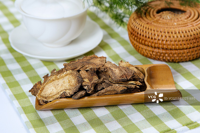 中药材独活图片素材