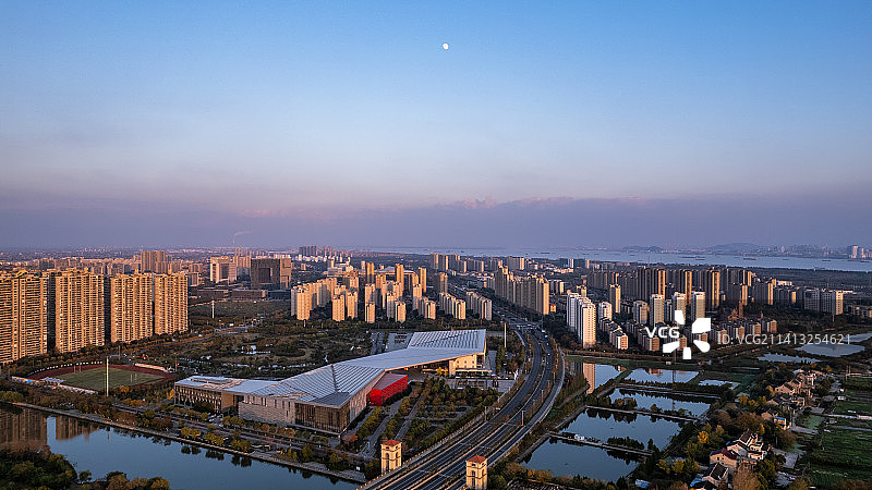 江苏靖江新城体育中心图片素材