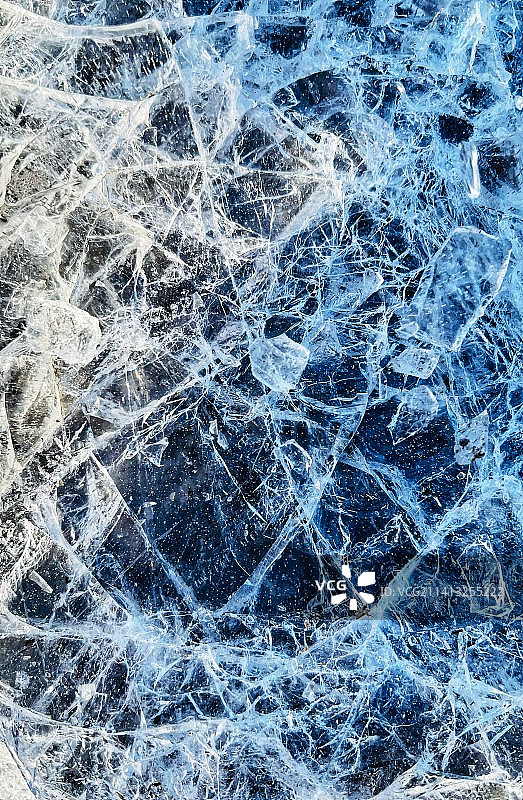 破裂的冰层图片素材