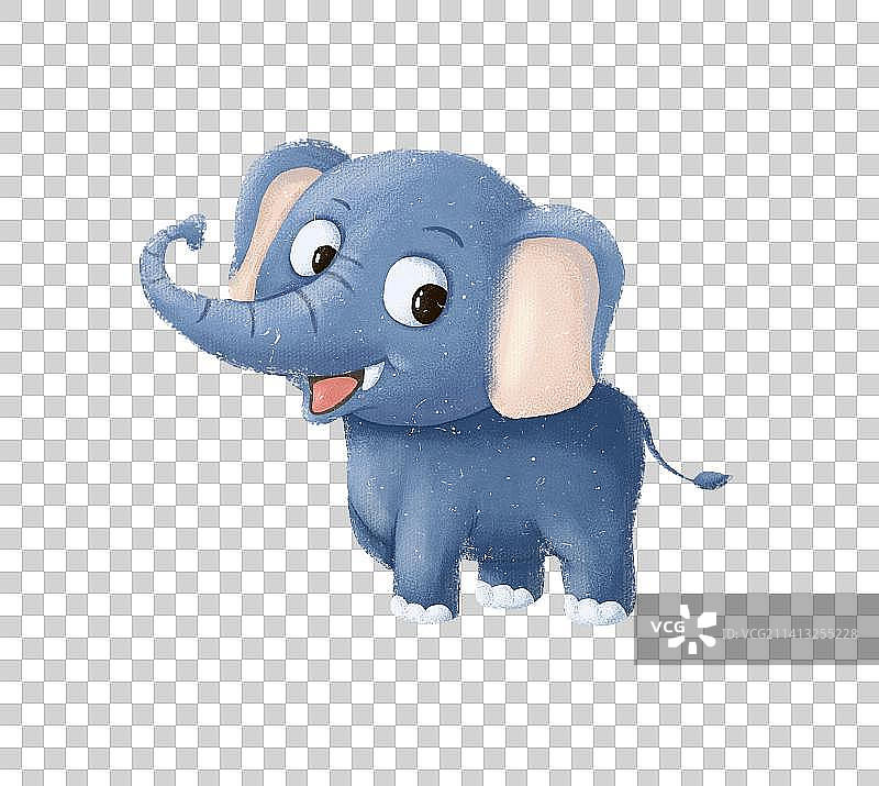 卡通大象插画图片素材