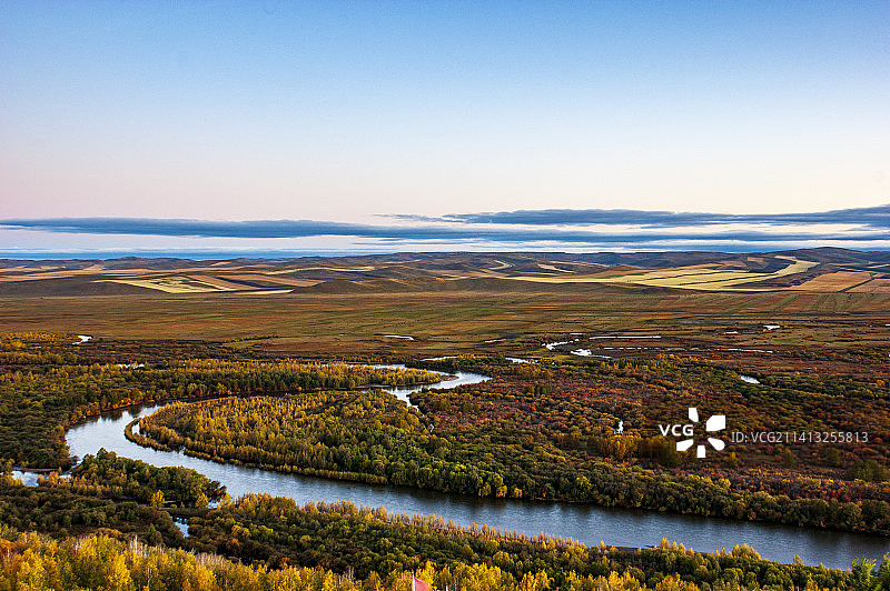 根河湿地图片素材