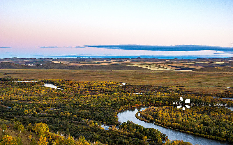 根河湿地图片素材