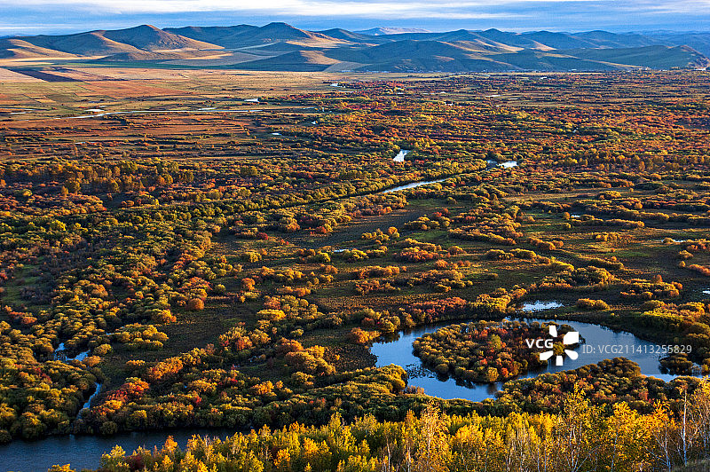根河湿地图片素材