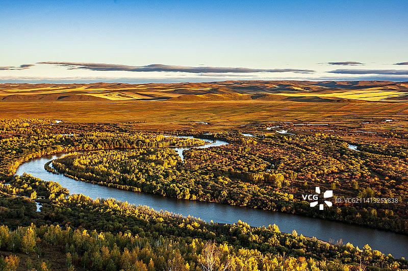 根河湿地图片素材