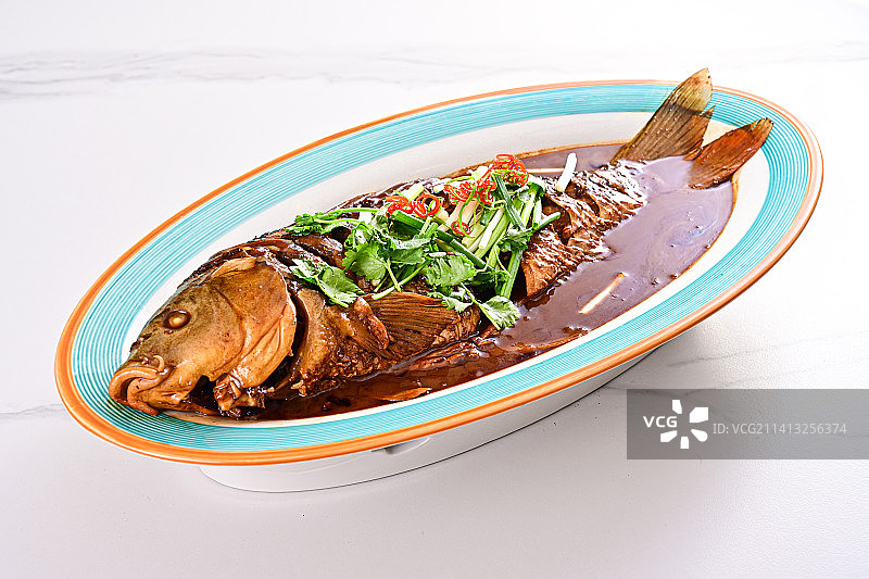 炖鲤鱼图片素材