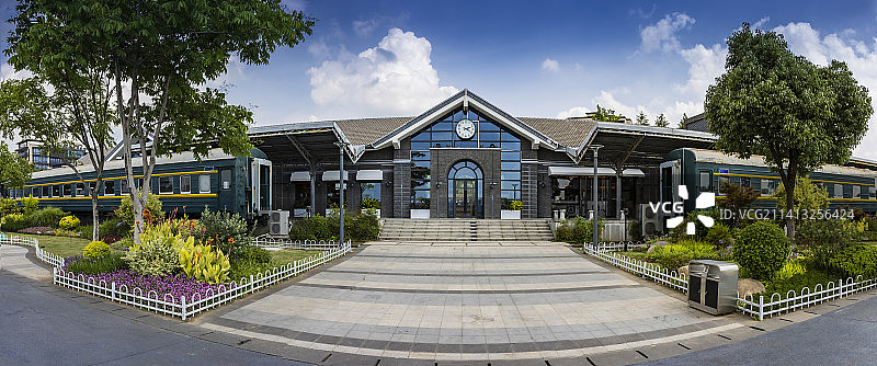 下关火车主题园下关火车主题园位于南京鼓楼滨江商务区滨江岸线风光带图片素材