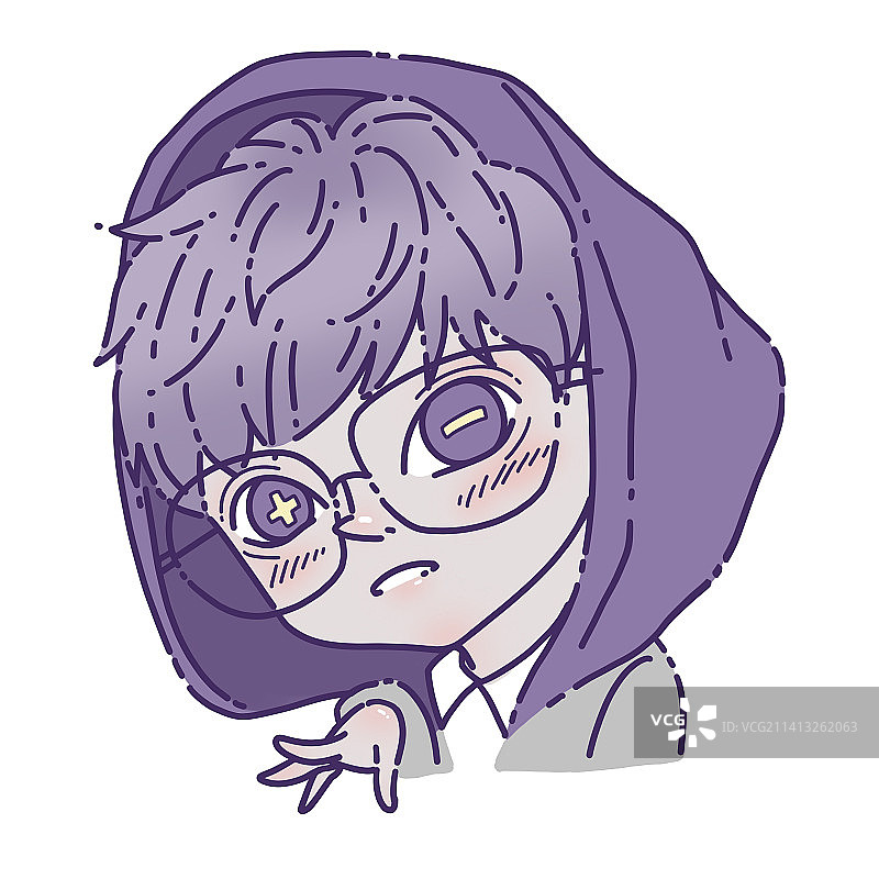 眼镜男孩1图片素材