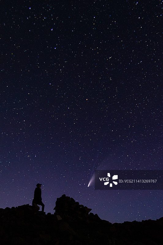 新智彗星（英文：NEOWISE；编号C/2020 F3）图片素材