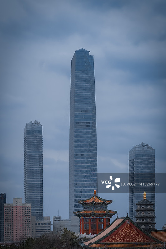 青岛版古今同框图片素材