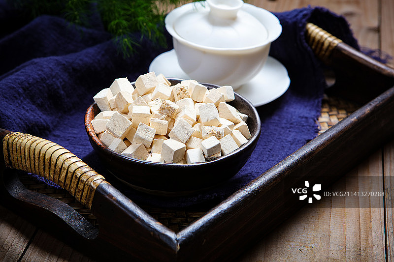 中药材葛根图片素材