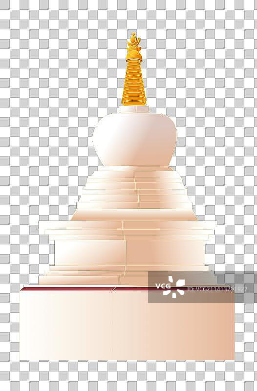 藏族白塔建筑图片素材