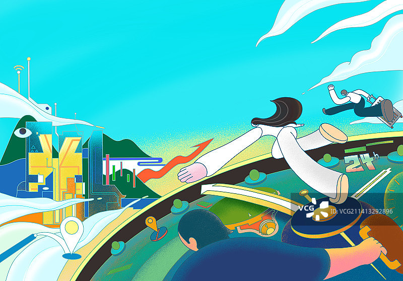 人生苦短规划好时间旅行和高效工作图片素材