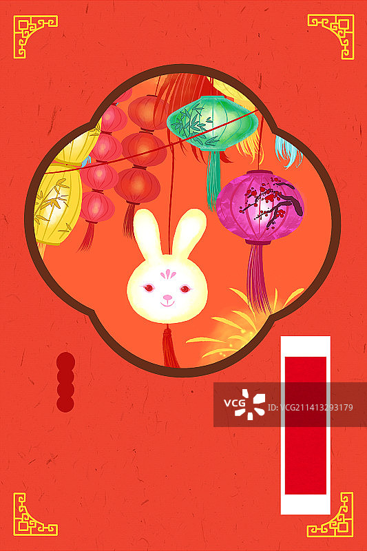 2023年兔年壁纸系列图图片素材