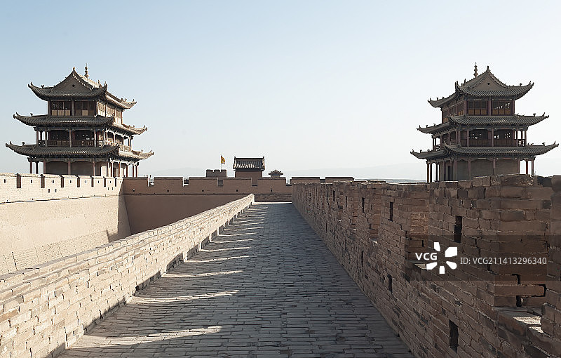 甘肃嘉峪关城楼图片素材