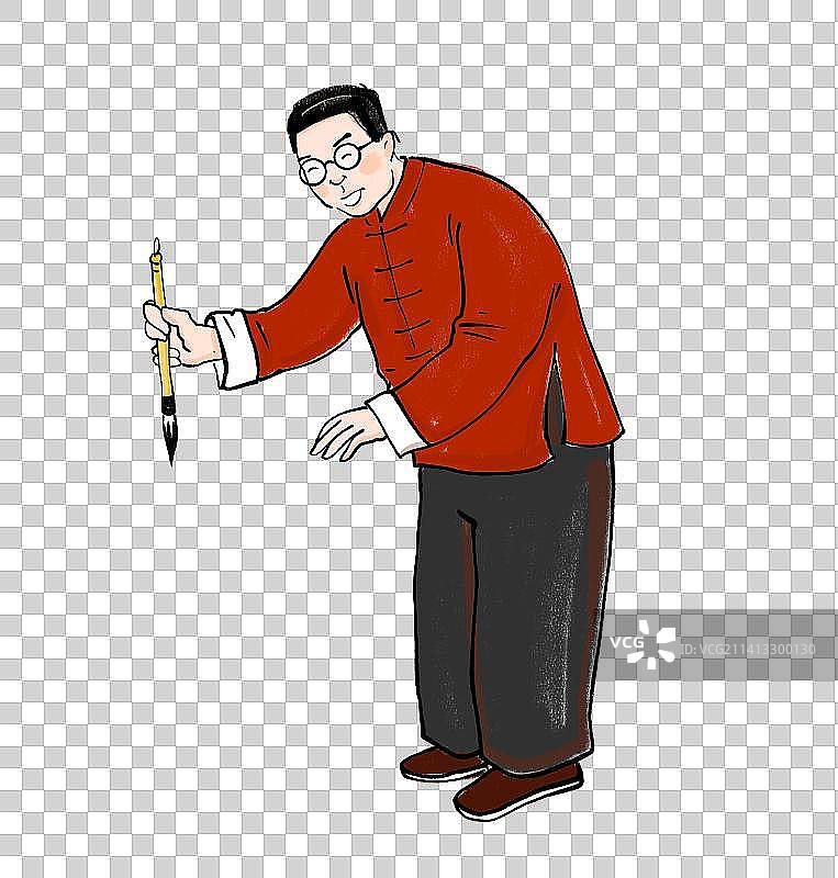 节日风俗人物浮世绘设计元素图片素材