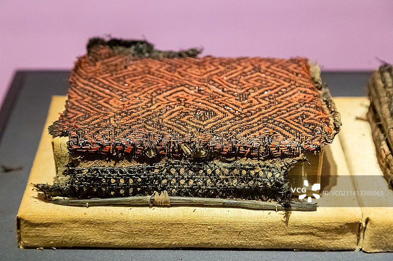 战国时期竹笥 1986年荆门包山2号墓出土 湖北省博物馆藏图片素材