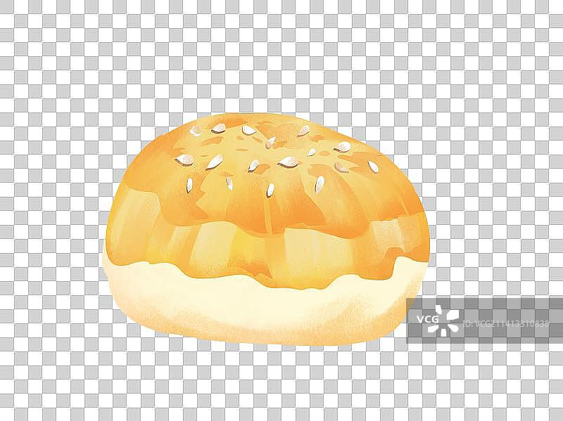 蛋黄酥插画元素图片素材
