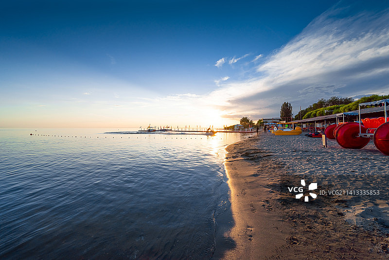 新疆博斯腾湖野生鸟图片素材