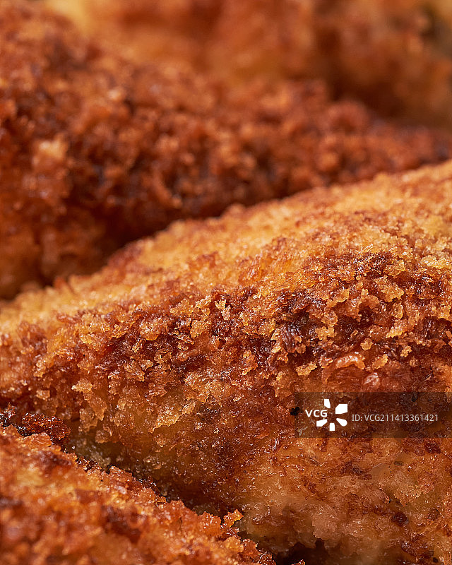 自制有机面包糠鸡腿，美国纽约图片素材