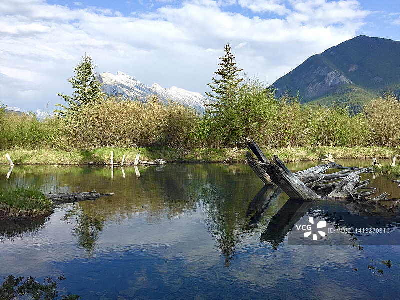 加拿大艾伯塔省班夫贾斯珀美景图片素材