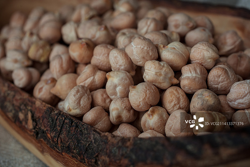 有机生鹰嘴豆：健康蛋白质营养超级食品（英国）图片素材