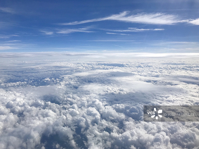 美国云景鸟瞰图图片素材