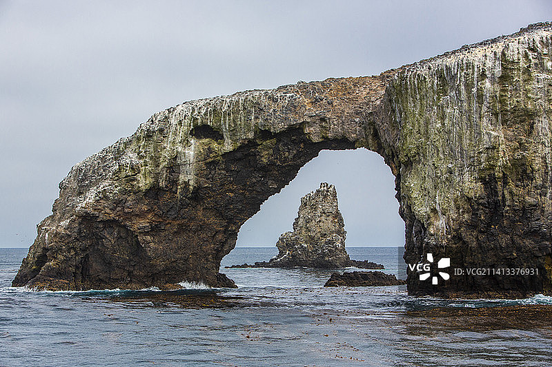海中岩层景观，海峡群岛国家公园，美国图片素材