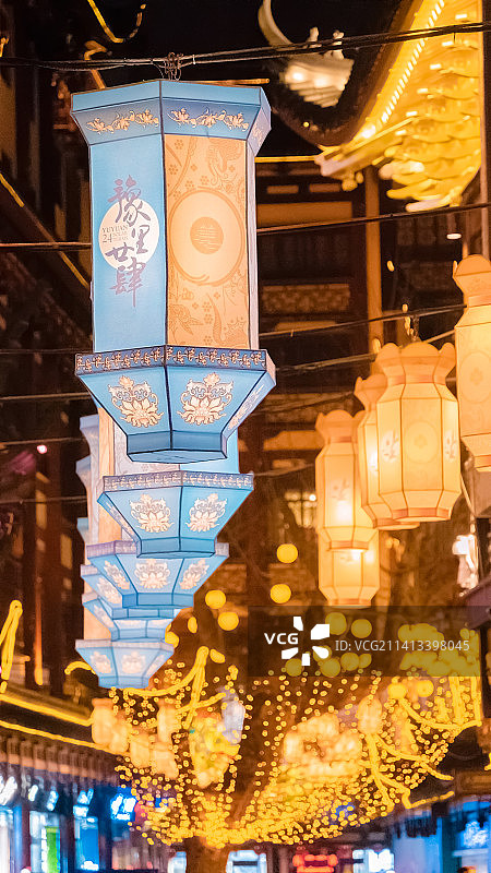 新年元宵灯会图片素材