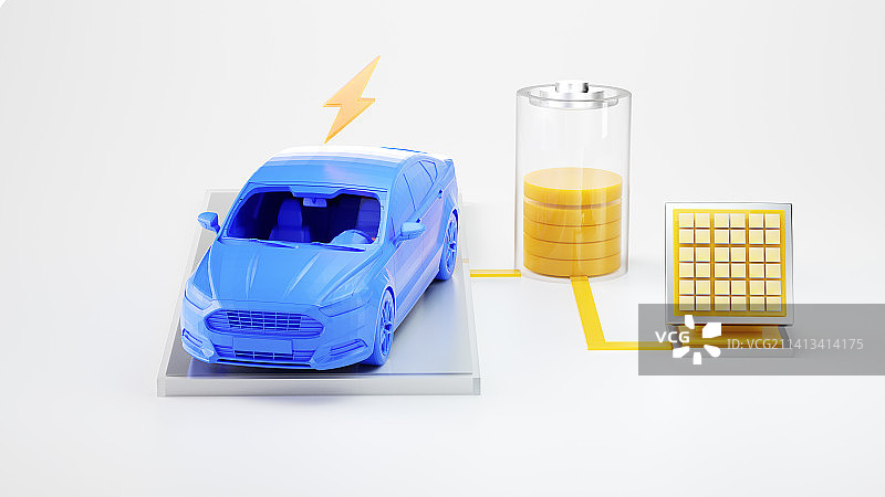 新能源环境保护插画图片素材